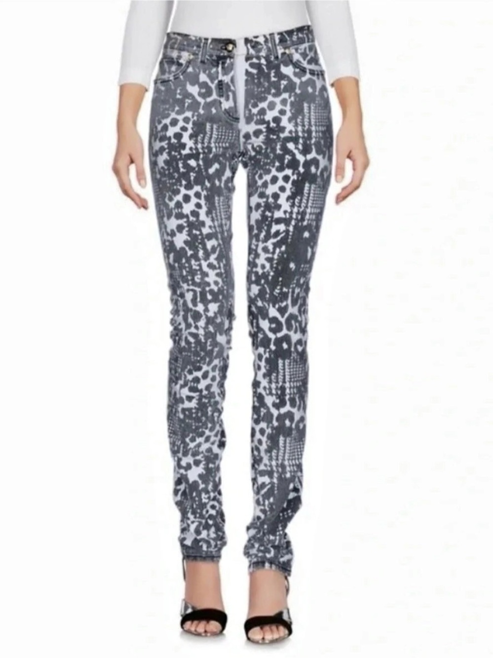 Versace Medusa Print Jeans